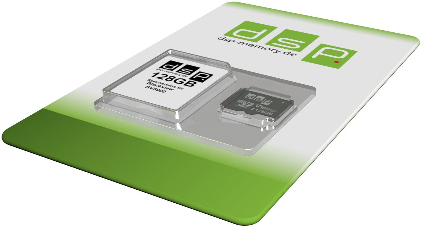 DSP Memory 128GB microSDXC Speicherkarte (Class 10) für Blackview BV5900