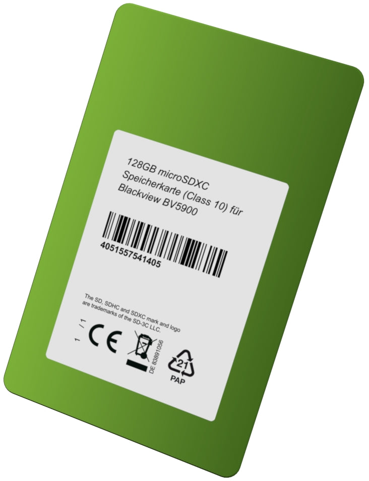 DSP Memory 128GB microSDXC Speicherkarte (Class 10) für Blackview BV5900