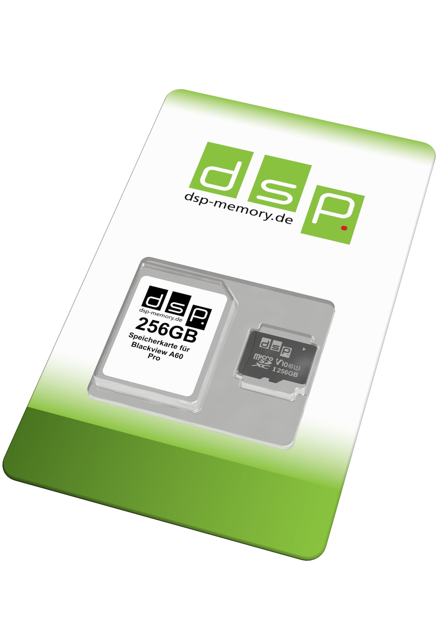 DSP Memory 256GB microSDXC Speicherkarte (Class 10) für Blackview A60 Pro