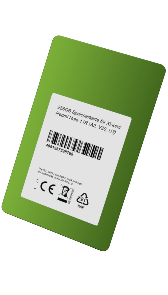 DSP Memory 256GB Speicherkarte für Xiaomi Redmi Note 11R (A2, V30, U3)