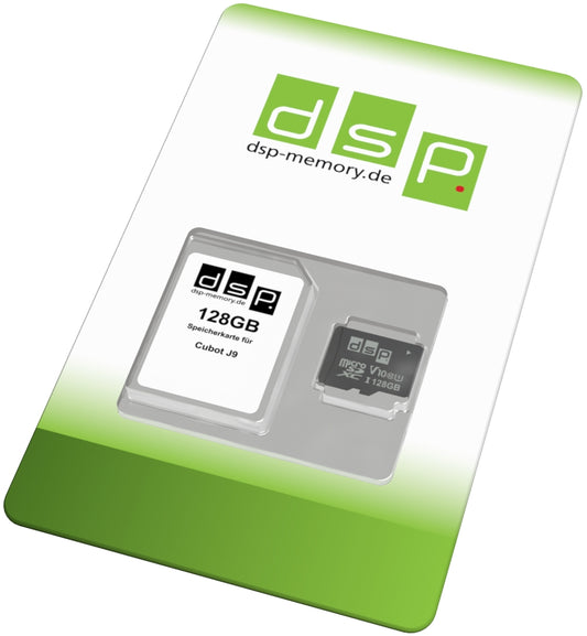 DSP Memory 128GB microSDXC Speicherkarte (Class 10) für Cubot J9